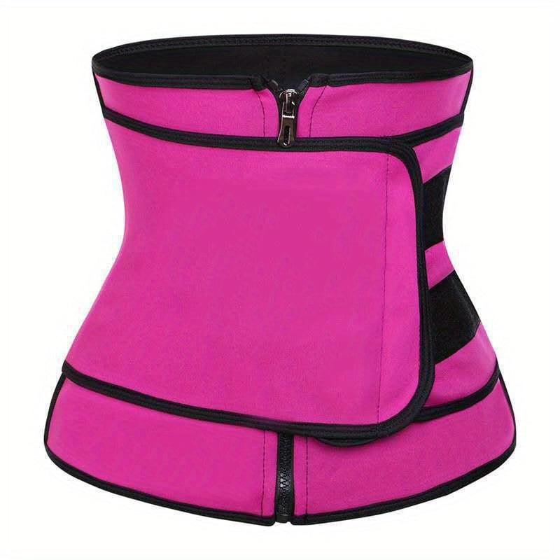 Waist Trainer Corset for Weight Loss Women's Zipper Tummy Control
