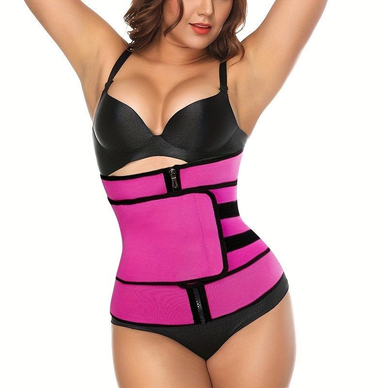 Waist Trainer Corset for Weight Loss Women's Zipper Tummy Control
