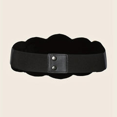 Bohemian Beads Flower Wide Belt Elastic Adjustable Waist Girdle