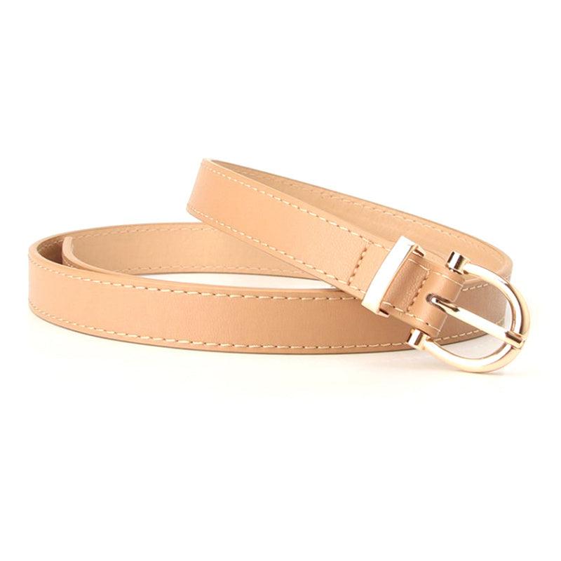 Women Belts PU Leather Metal Buckle Belt Jean Pants Waistband Decorative Belt