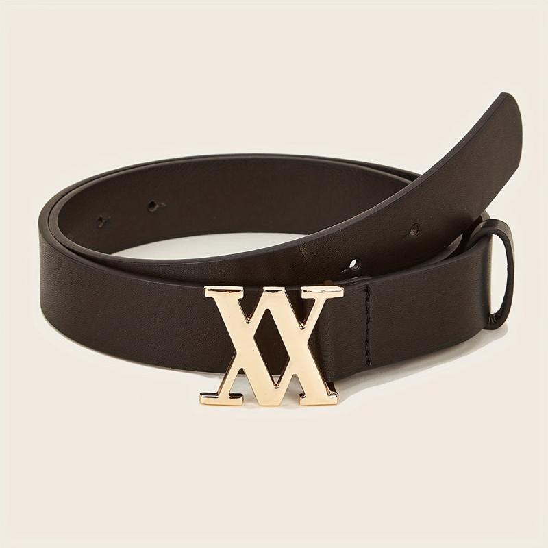 Stylish V Buckle PU Leather Waist Belt for Women