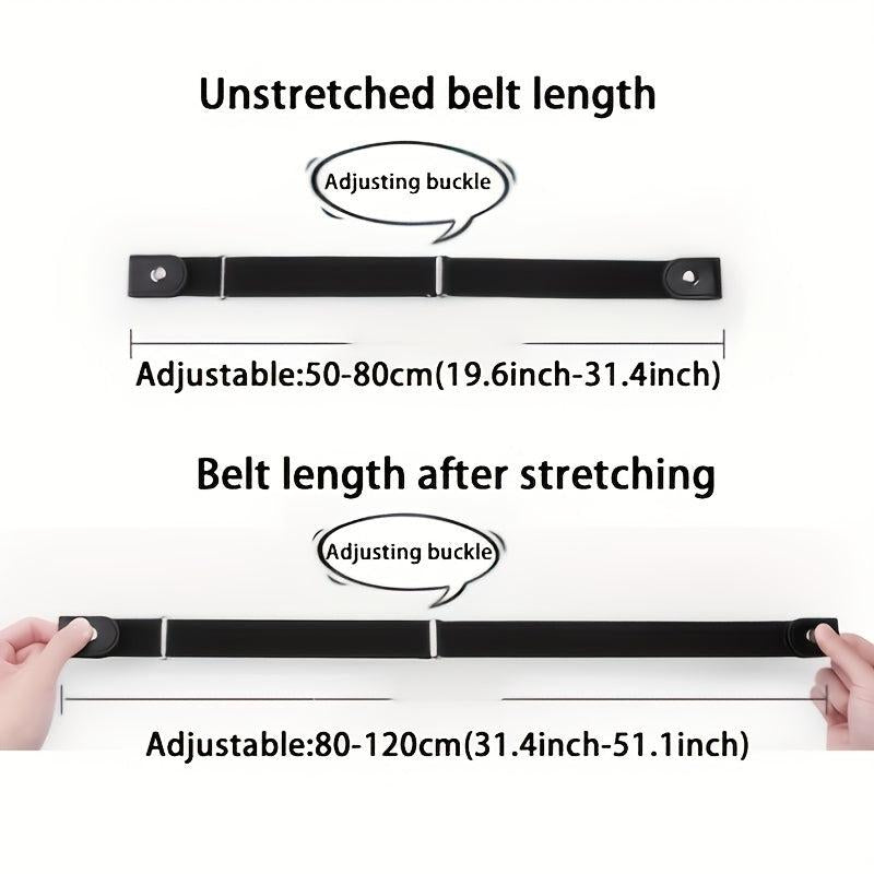 Unisex Elastic Belt for Men Women No Bulge No Hassle