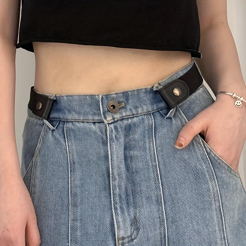 Unisex Elastic Belt for Men Women No Bulge No Hassle