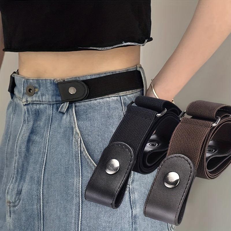 Unisex Elastic Belt for Men Women No Bulge No Hassle