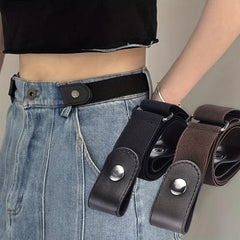 Unisex Elastic Belt for Men Women No Bulge No Hassle