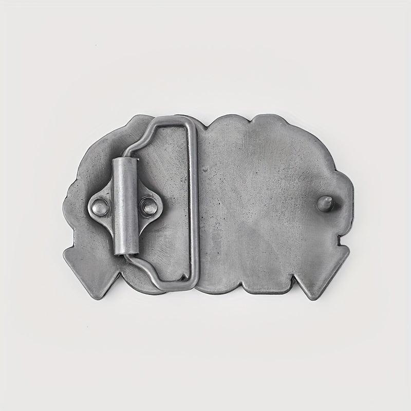 Vintage Letter Belt Buckle for Women & Men DIY Waistband Accessories