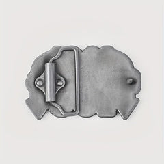 Vintage Letter Belt Buckle for Women & Men DIY Waistband Accessories