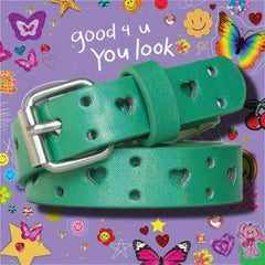 Y2K Pentagrams Hollow Out Belt Cartoon Belt Hip Hop Jeans Pants Belt