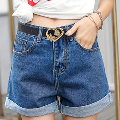 Butterfly Rose Heart Buckle Belt Stylish PU Belt