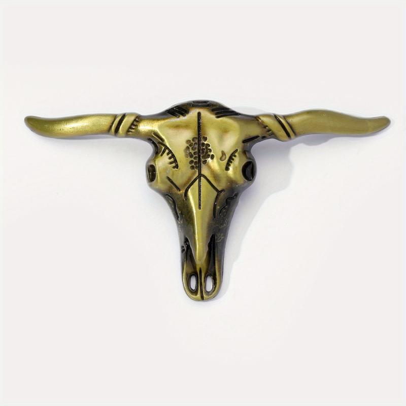 Big Bull Head Belt Buckle for Women & Men Western Jeans Accessories