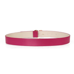 Y2K Rose Red PU Leather Belt Stylish Decorative Jeans Skirt Belt For Women