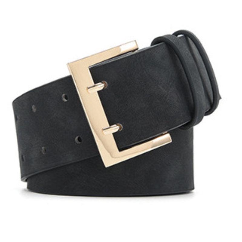Double Pin Buckle Belt Vintage Dress Girdle For Women