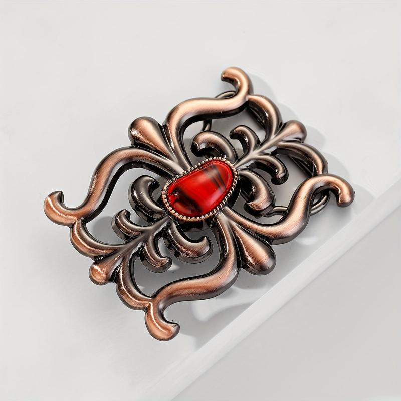 Geometric Hollow Out Belt Buckle Vintage Retro Cowboy Cowgirl Boho Style