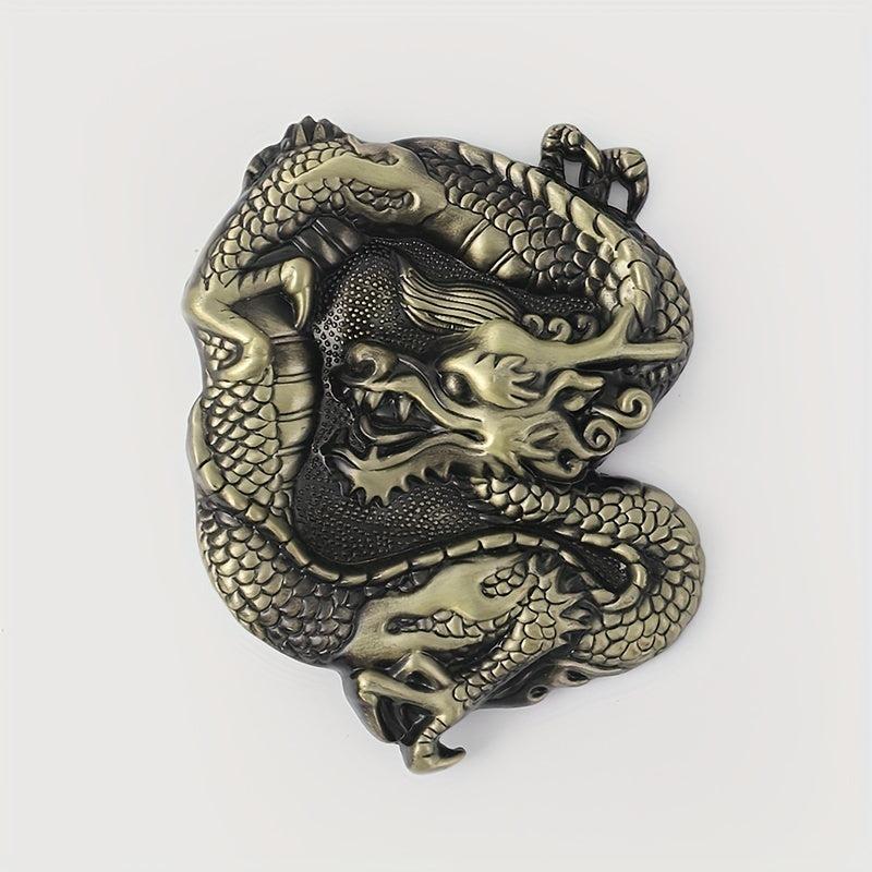 Vintage Dragon Novelty Belt Buckle For Women & Men Western Jeans Accessories