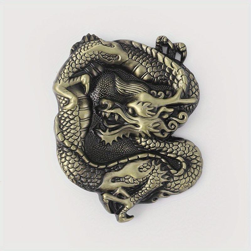 Vintage Dragon Novelty Belt Buckle For Women & Men Western Jeans Accessories