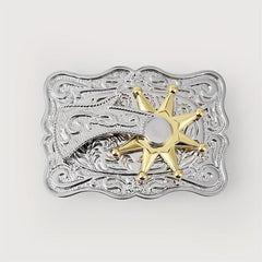 Vintage Leather Belt Buckle for Women DIY Waistband