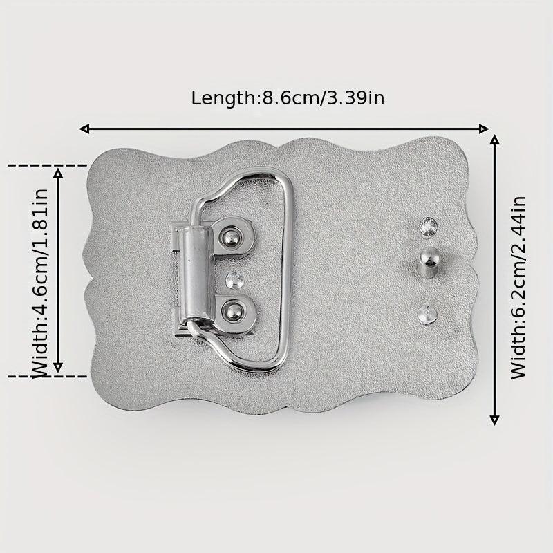 Vintage Leather Belt Buckle for Women DIY Waistband