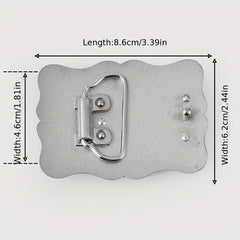 Vintage Leather Belt Buckle for Women DIY Waistband