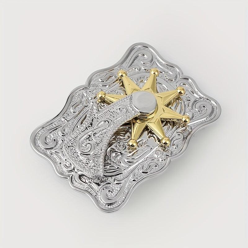 Vintage Leather Belt Buckle for Women DIY Waistband