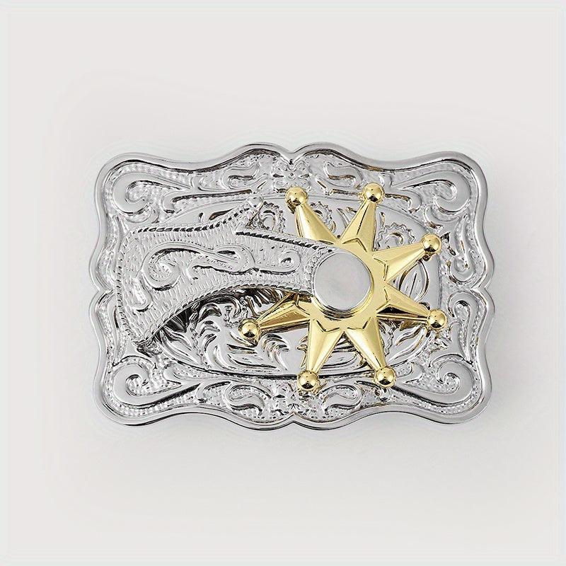 Vintage Leather Belt Buckle for Women DIY Waistband