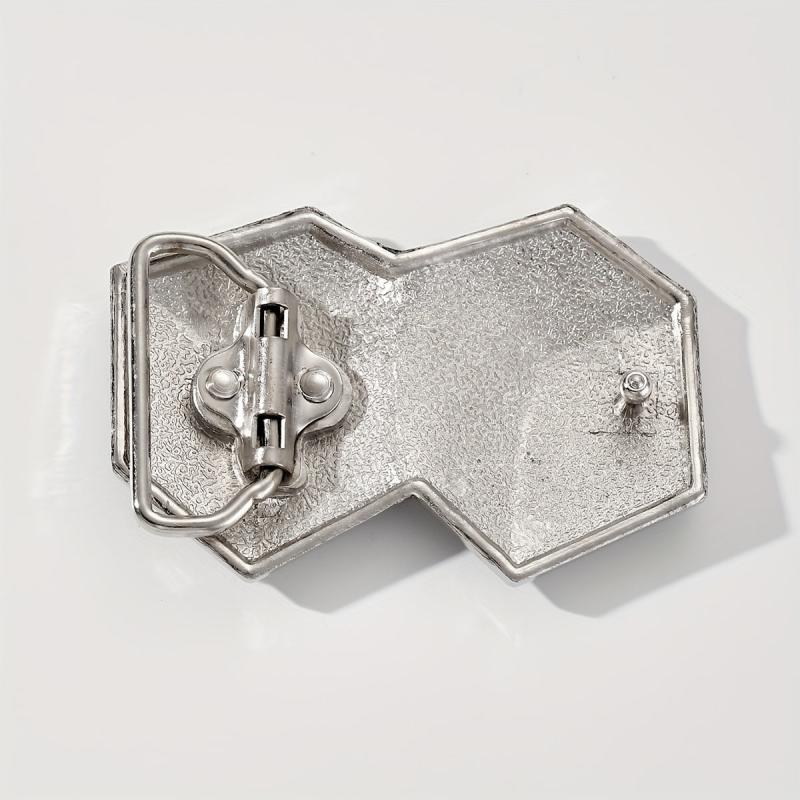 Retro Glitter Dice Belt Buckle Western Cowboy Decorative Accessories