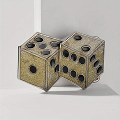 Retro Glitter Dice Belt Buckle Western Cowboy Decorative Accessories