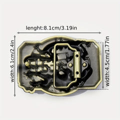Western Dragon Belt Buckle For Women & Men Vintage Jeans Accessories