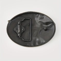 Vintage Eagle Oval Belt Buckle For Women & Men - Western Jeans Accessories