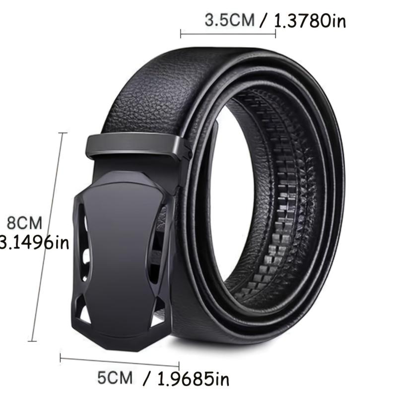 Casual High Men's Belts Sport Car Automatic Buckle Business Belt
