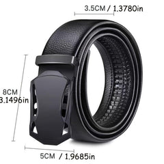 Casual High Men's Belts Sport Car Automatic Buckle Business Belt