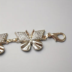 Y2K Butterfly Metal Waist Chain Belly Chain for Women