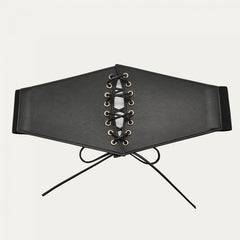 Women Corset Belt Wide Elastic Tie Belt For Dress