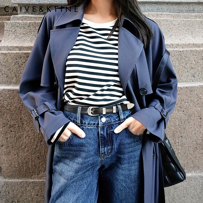 Women's Oval Pin Buckle Belt Casual Thin Leather Belt Solid Jeans Pants Belt