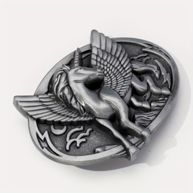 Vintage Flying Horse Belt Buckle For Women & Men