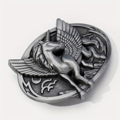 Vintage Flying Horse Belt Buckle For Women & Men