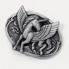 Vintage Flying Horse Belt Buckle For Women & Men