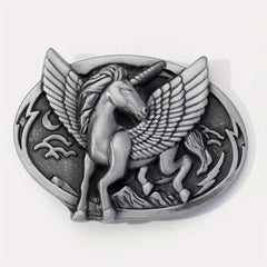 Vintage Flying Horse Belt Buckle For Women & Men