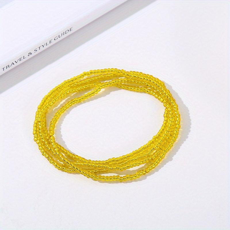 Colorful Beads Belly Chain Summer Body Jewelry