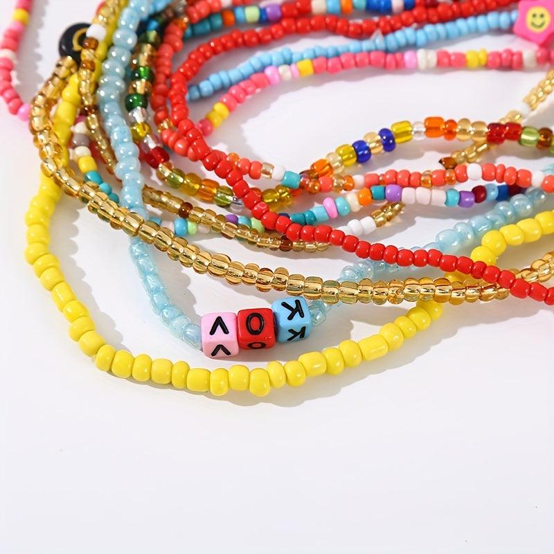 Colorful Beads Belly Chain Summer Body Jewelry