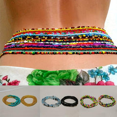 Colorful Beads Belly Chain Summer Body Jewelry