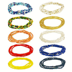 Colorful Beads Belly Chain Summer Body Jewelry