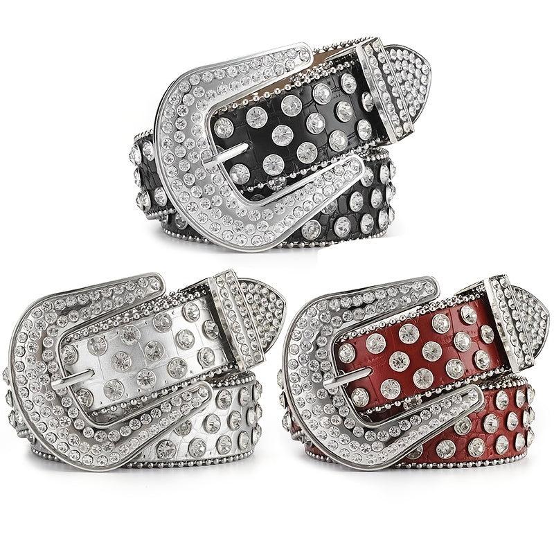 Bling Sparkly Western Cowboy Cowgirl Belt