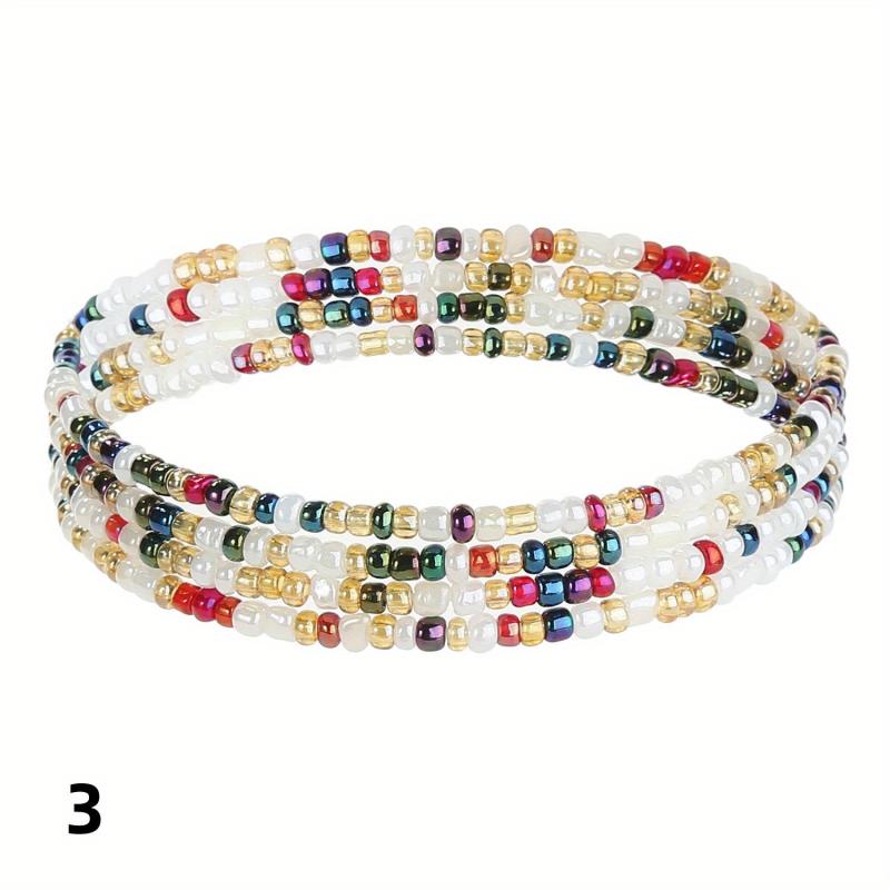 Colorful Boho Waist Beads Plus Size Belly Chains