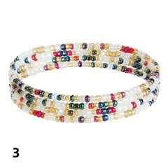 Colorful Boho Waist Beads Plus Size Belly Chains