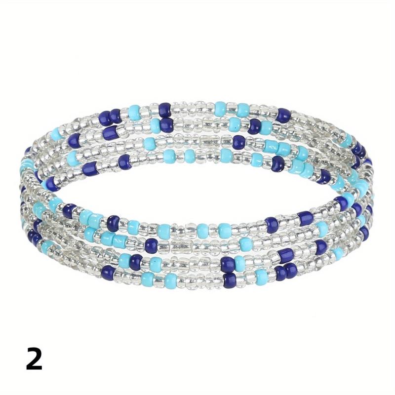 Colorful Boho Waist Beads Plus Size Belly Chains