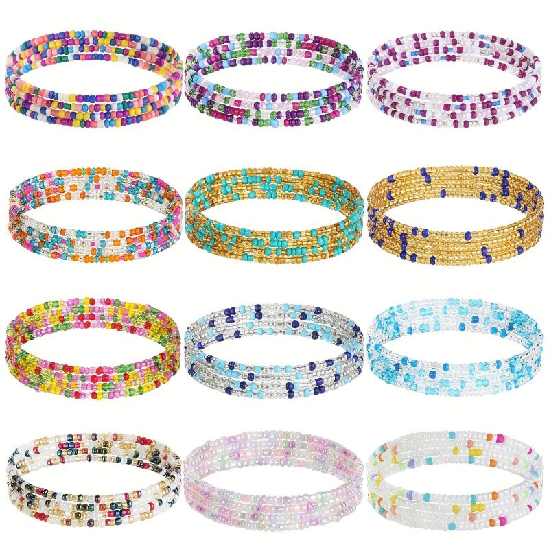 Colorful Boho Waist Beads Plus Size Belly Chains