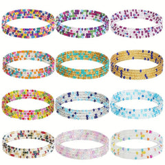 Colorful Boho Waist Beads Plus Size Belly Chains