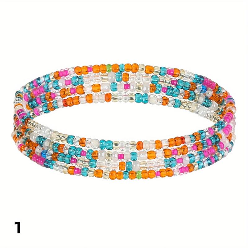 Colorful Boho Waist Beads Plus Size Belly Chains