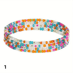 Colorful Boho Waist Beads Plus Size Belly Chains