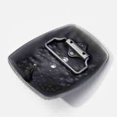Rectangular Horn Bull Belt Buckle Engraved Vintage Cowboy Buckle